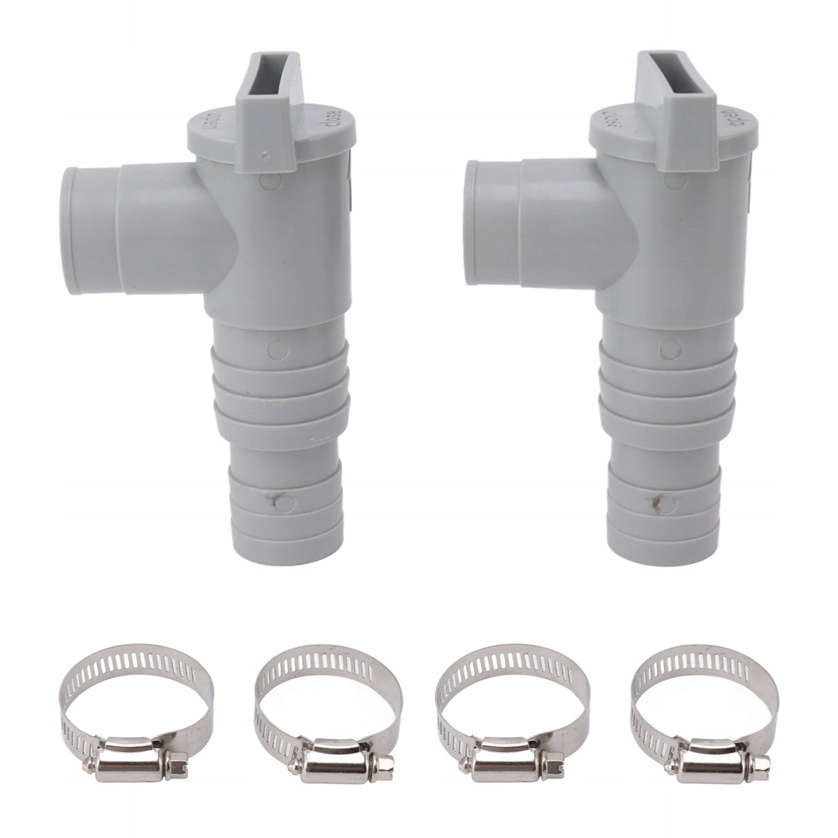 2x POOL SHUT-OFF VALVE 32MM INTEX BESTWAY Manufacturer no brand