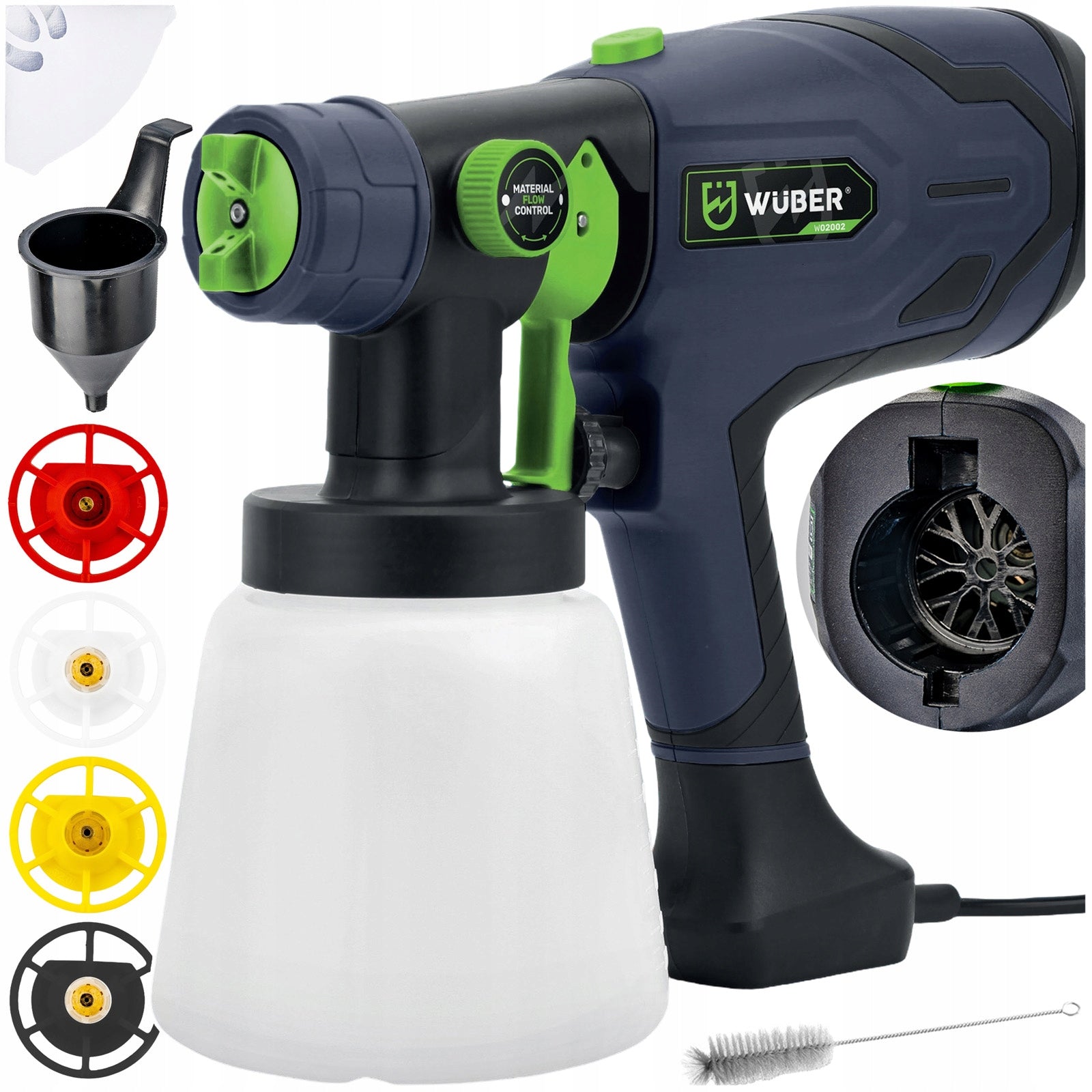 2x Paint Gun Aggregate Electric Network Painting Wall Regula 40