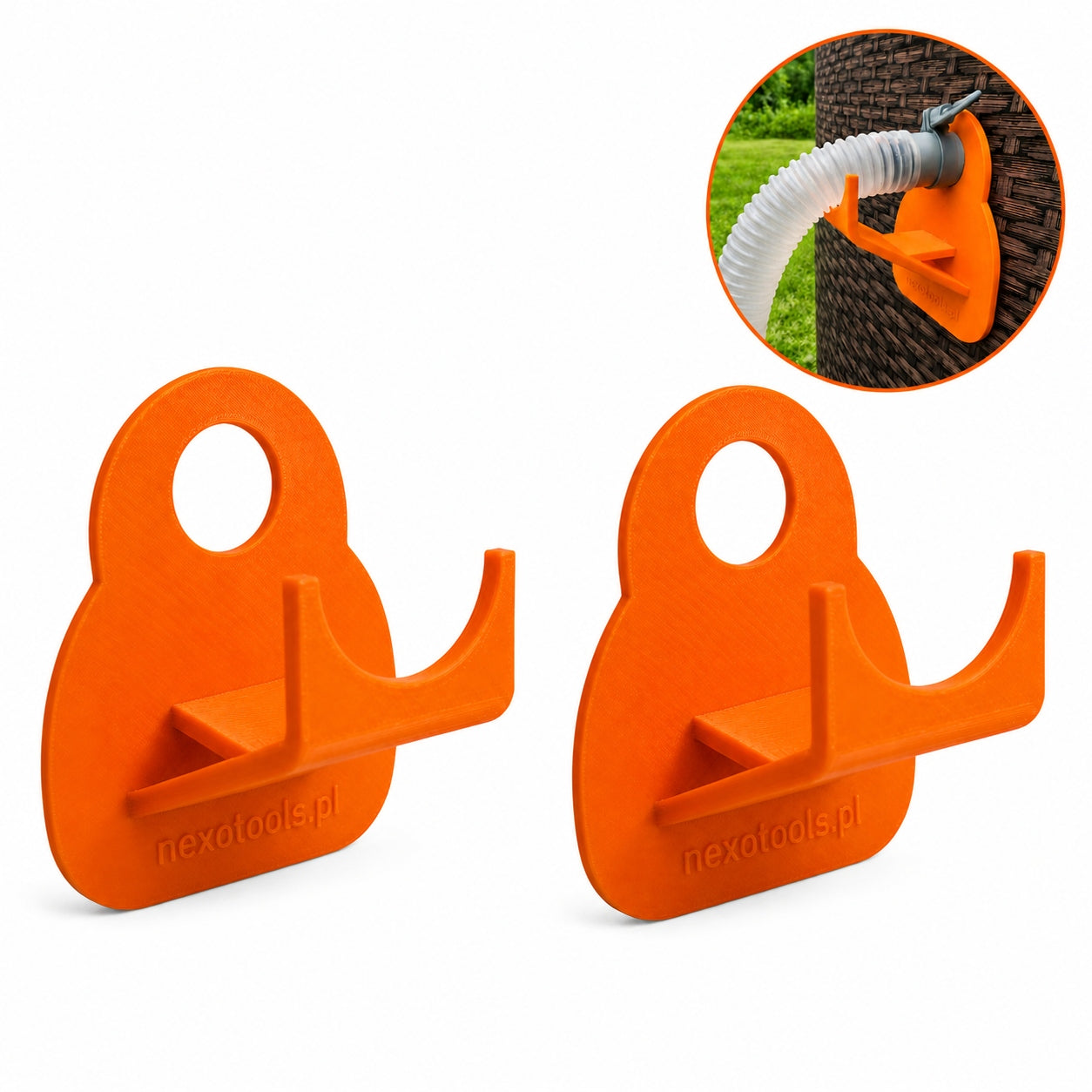 2x Pool Pipe Support Adapter Holder 32/38 mm Bestway Intex