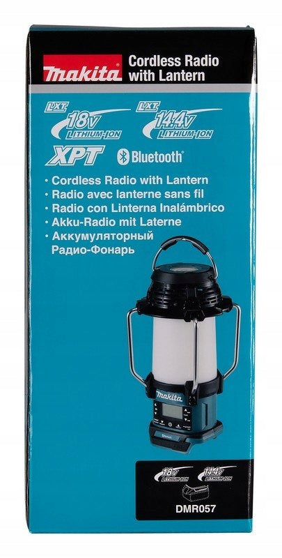 2x RADIO RECEIVER WITH LAMP AND FLASHLIGHT 18V FM BLUETOOTH USB Packaging status original