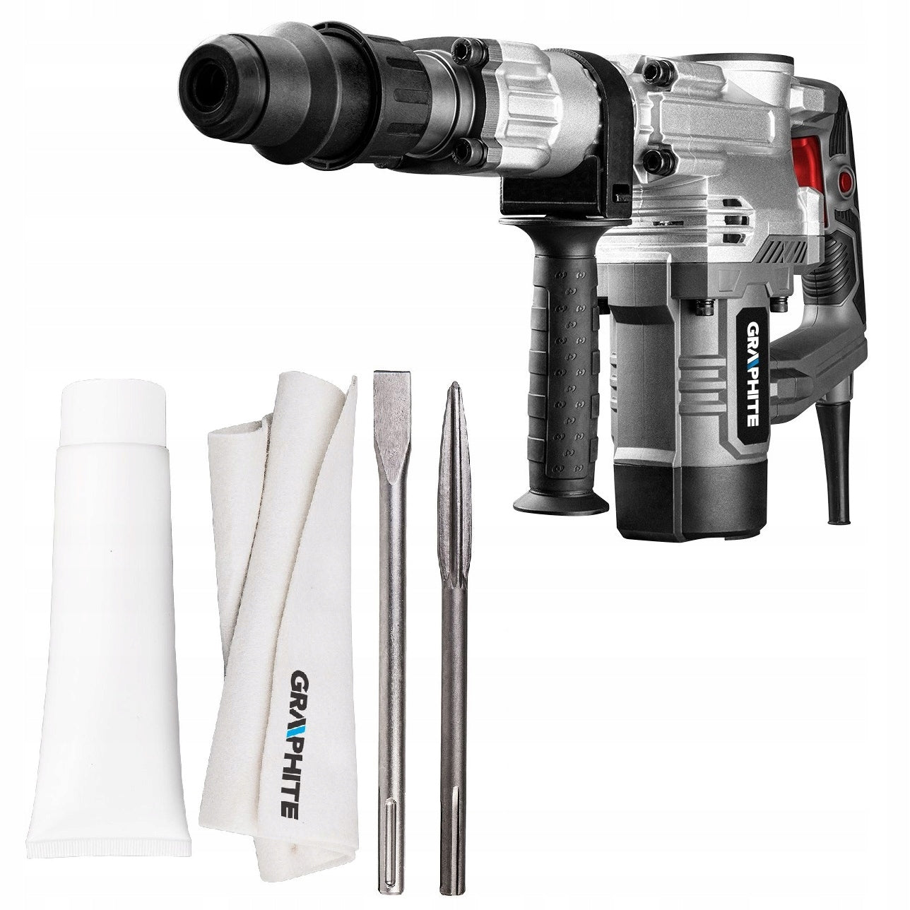 2x SDS MAX 1300W DEMOLITION HAMMER, STROKE 20J SUITCASE - T 58G877