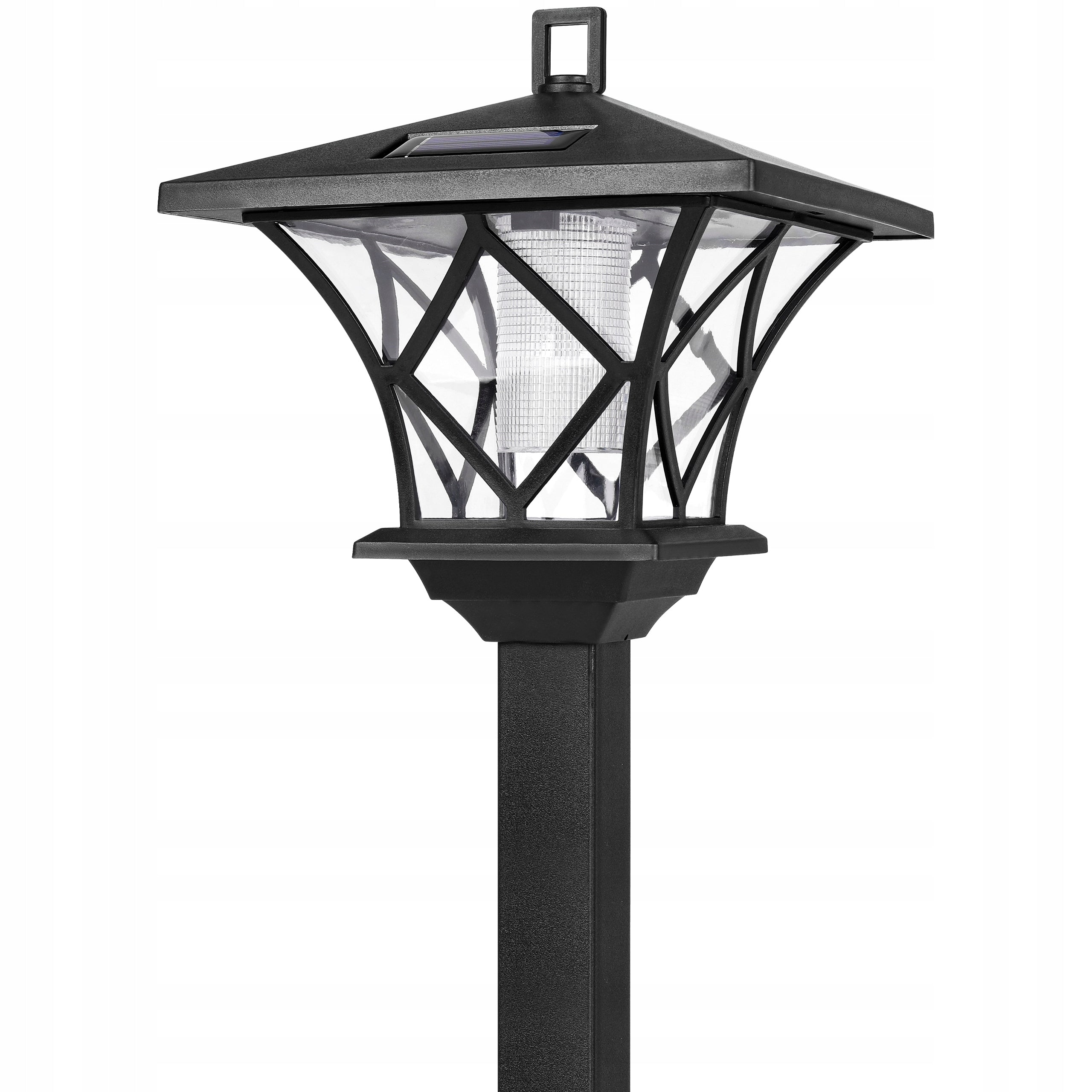 2x SOLAR LED Garden Lamp 1,5m LANTERN Outdoor Standing Post Packaging status original