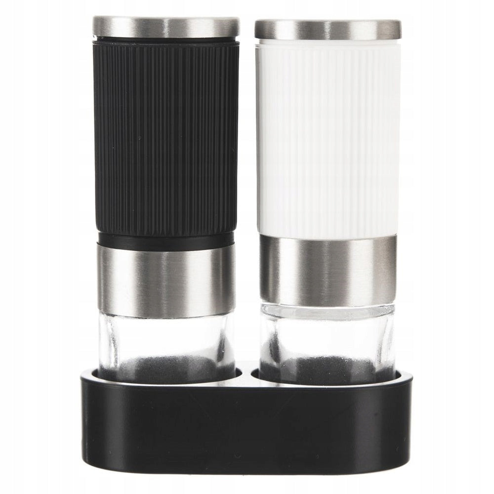 2x Salt Pepper Grinder Spice Grinder Set with Spice Rack Brand no brand