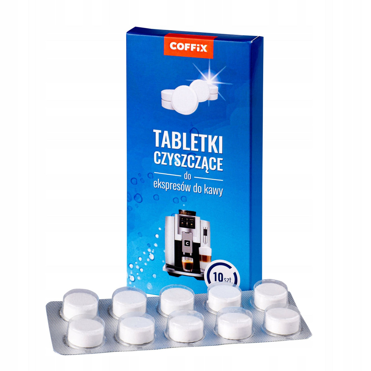 2x Set of Universal Cleaning Tablets for Cleaning 10pcs Brand Coffix