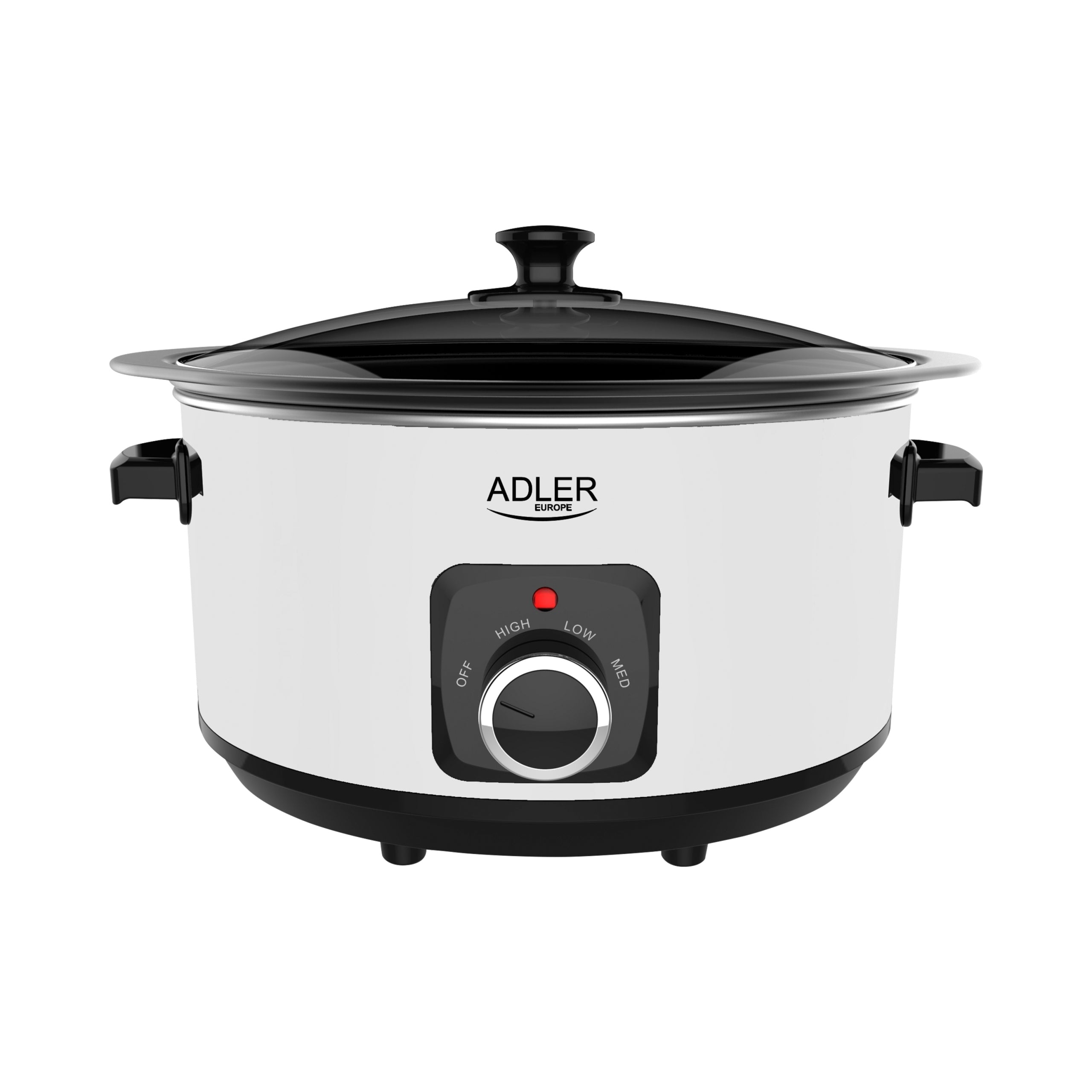 2x Slow Cooker ADLER AD 6413w white
