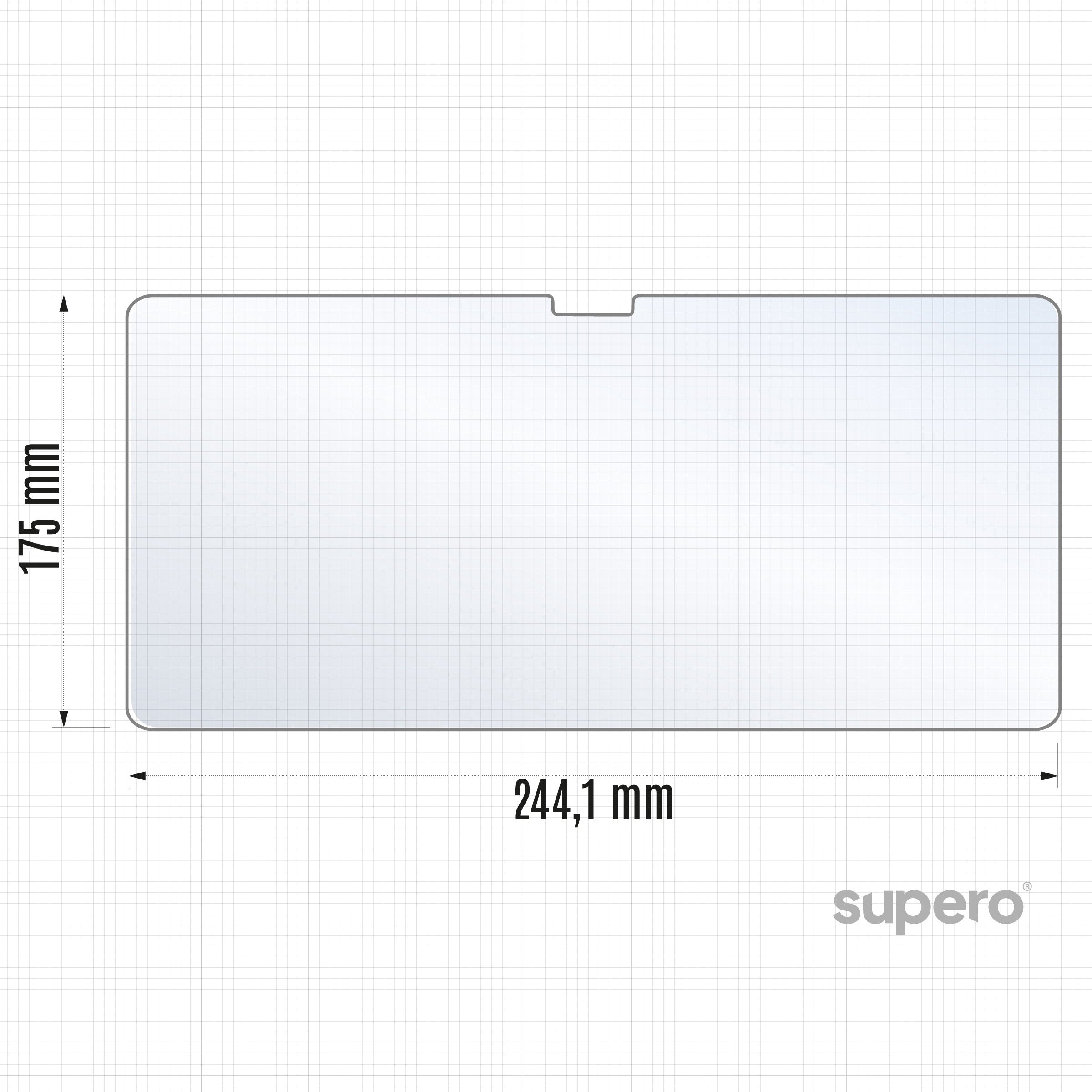 2x Tempered glass for Apple iPad Air 11 M3 2025 / 11 M2 2024 9H + applicator Packaging status original