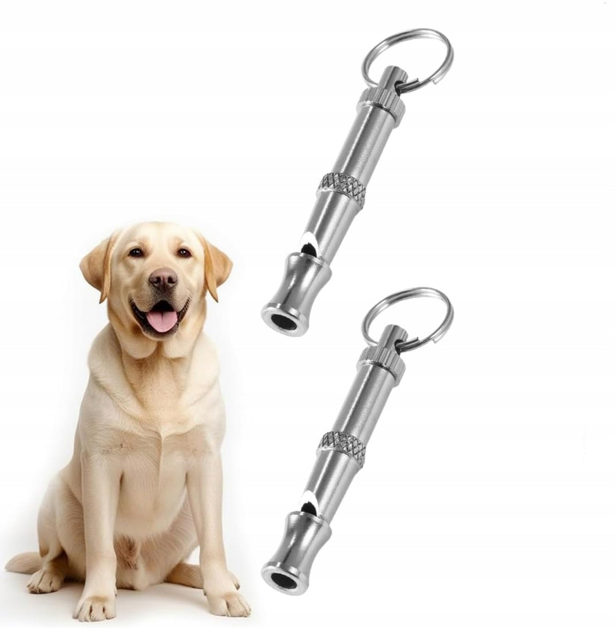 2x ULTRASONIC TWEETER METAL WHISTLE for TRAINING Dog
