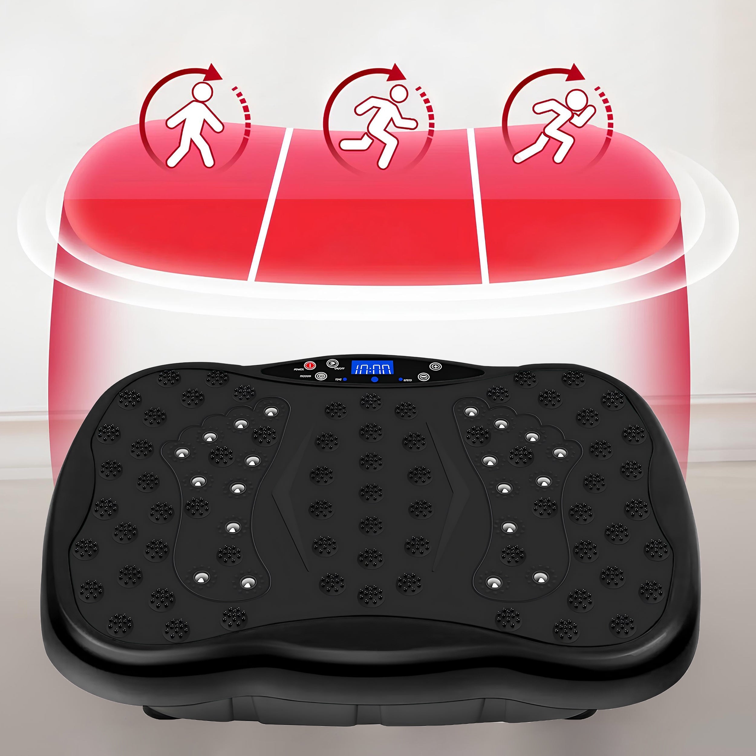 2x Vibro Slim Masazer Vibration Platform Full Body Training Without Effort Manufacturer code WIBRUJĄCA WYSZCZUPLAJĄCA DO TRENINGU SLIM 1