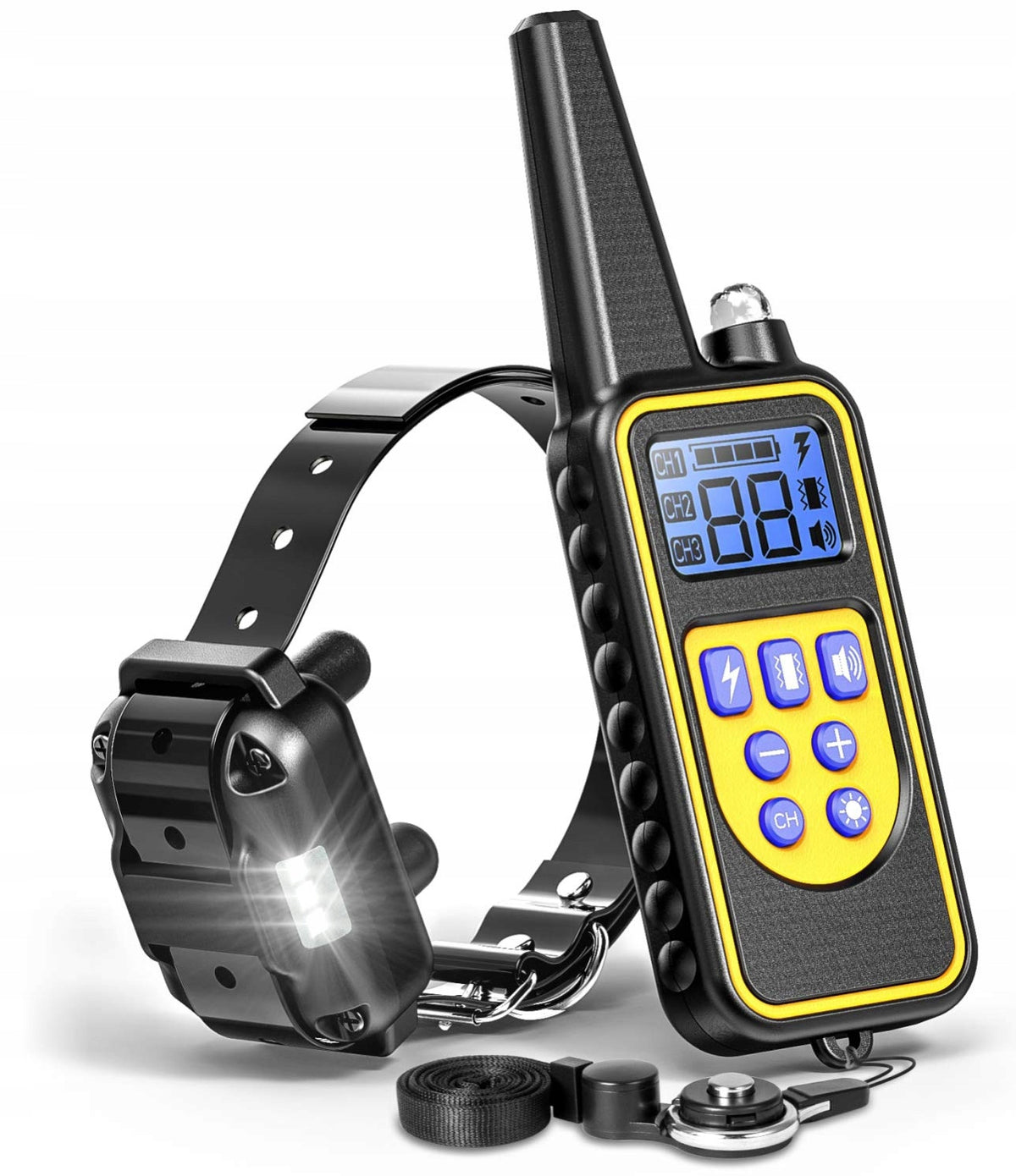2x electric dog collar, training cat 800m remote control, sounds, flashlight Manufacturer code 5903858135168