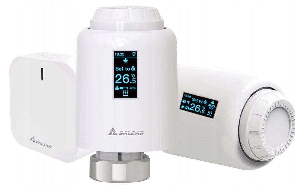 2x radiator thermostat SALCAR ALEXA GOOGLE ZIGBEE