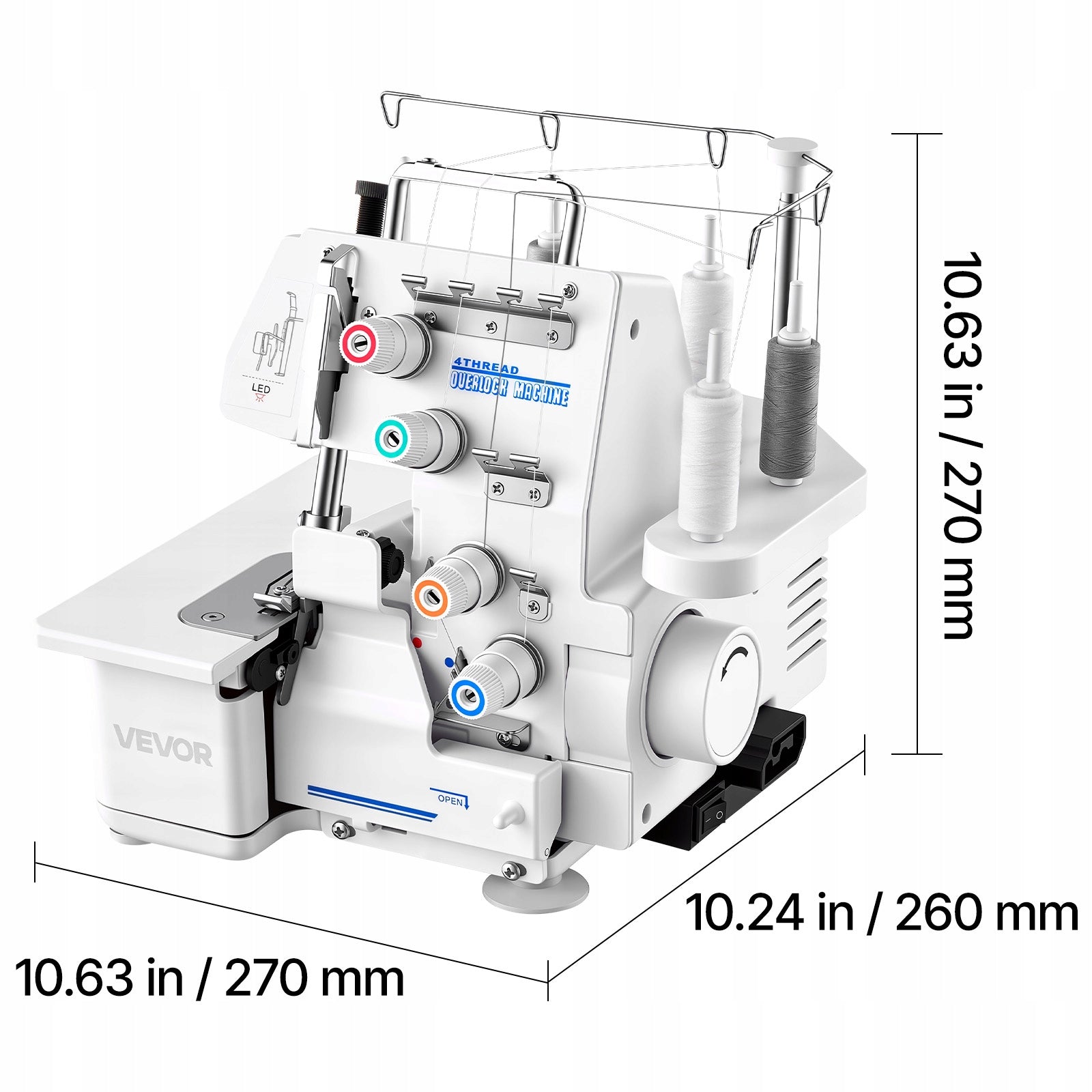 3/4 Thread Sewing Machine Fast And Efficient Sewing With LED Lighting Manufacturer code JYBFJJY4X34X3