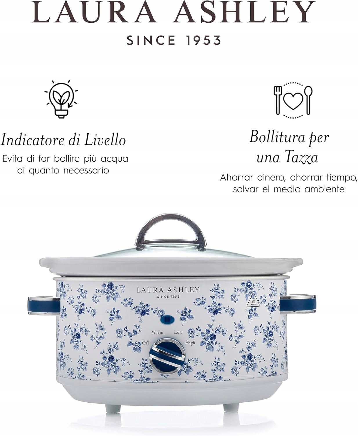 3,5 L ELECTRIC SLOW COOKER WITH PRINT FOR 4 OR 5 PERSONS Brand no brand
