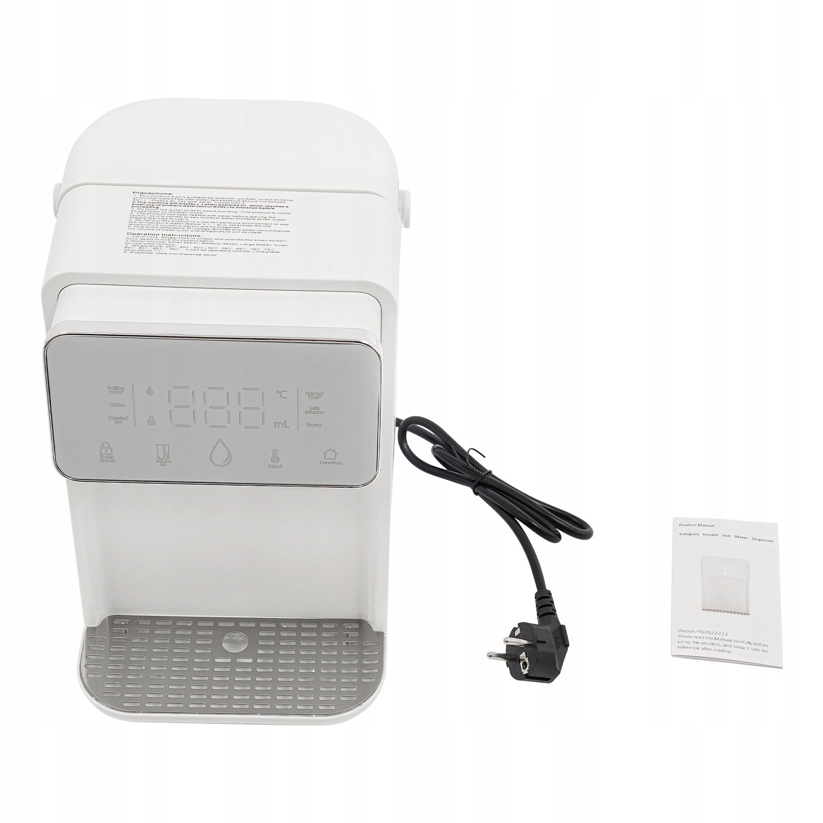 3.5L INSTANT HOT WATER DISPENSER 2000W WITH DIGITAL DISPALY Manufacturer code 420JJFTQM