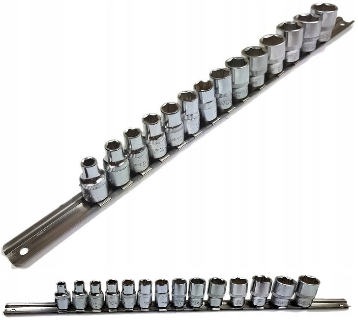 3/8'' SOCKET SET SHORT CAPS 6-19MM YATO