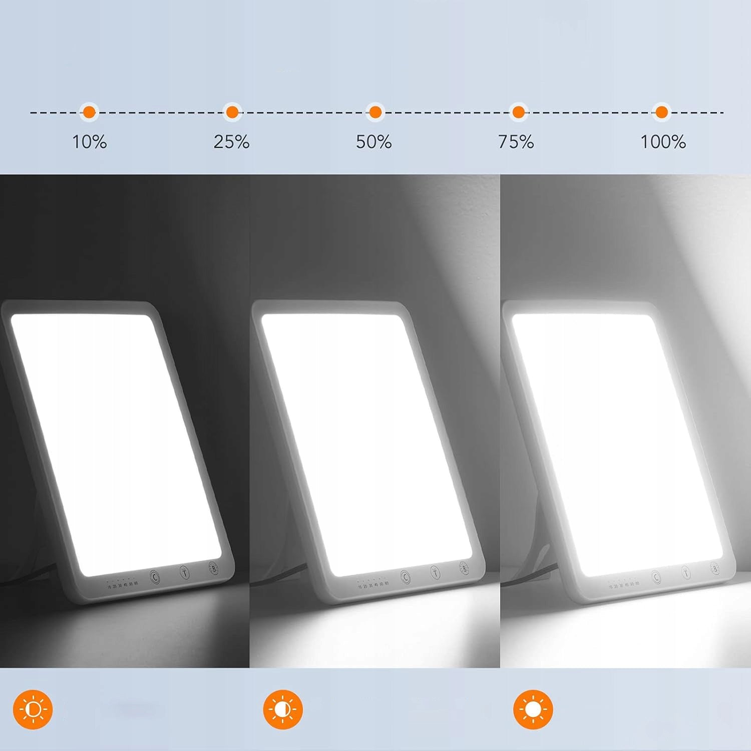 3 Color Day Lamp 10 000 Lux Light Therapy Lamp For Office/Home Medical device no