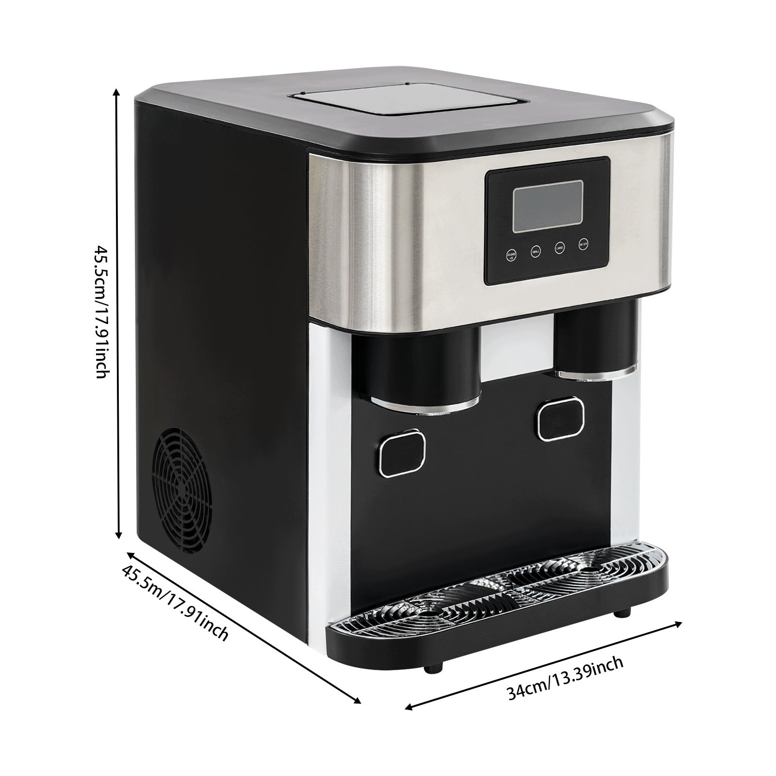 3-IN-1 ICE MAKER WITH ICE CRUSHING & COLD WATER FUNCTION LCD DISPLAY 600G Manufacturer code 564336