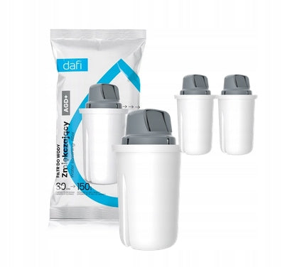 3 PCS FILTER CARTRIDGE DAFI CLASSIC HARD WATER AGD+