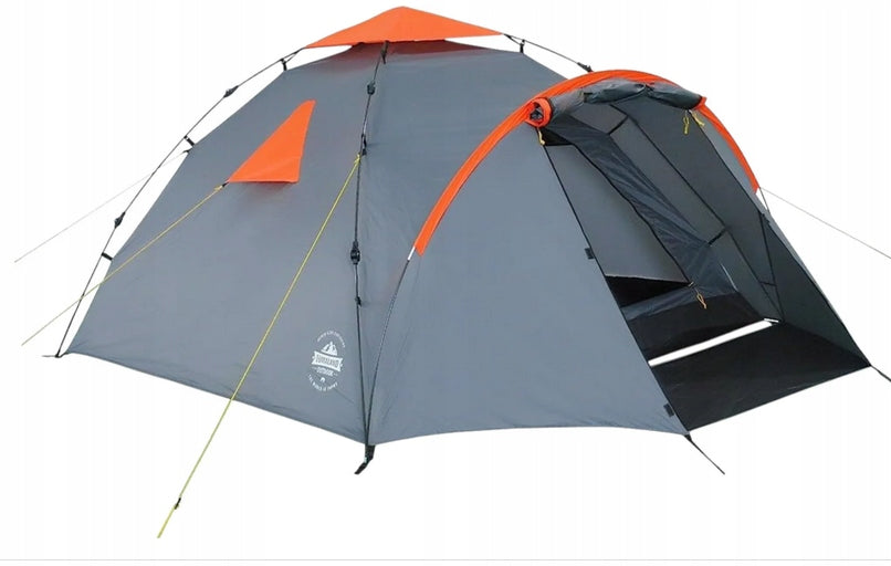 3 Person Tent Pop Up FOLDING IN 10 SEC. grey 220 x 220 x 130 Manufacturer code 10000005365