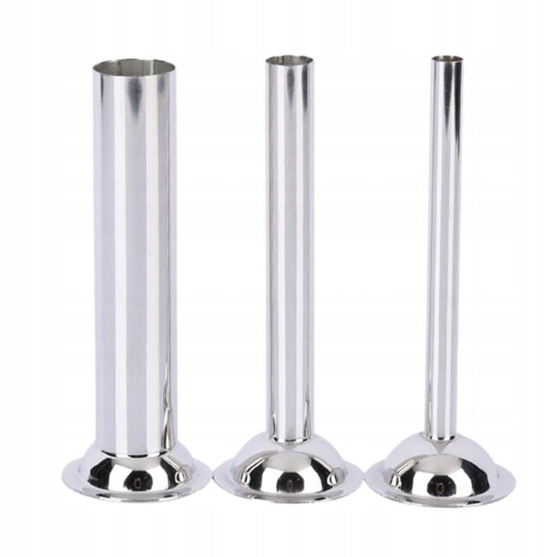 3 Pieces Sausage Stuffer Tubes Funnel Filling Funnels for Packaging status original