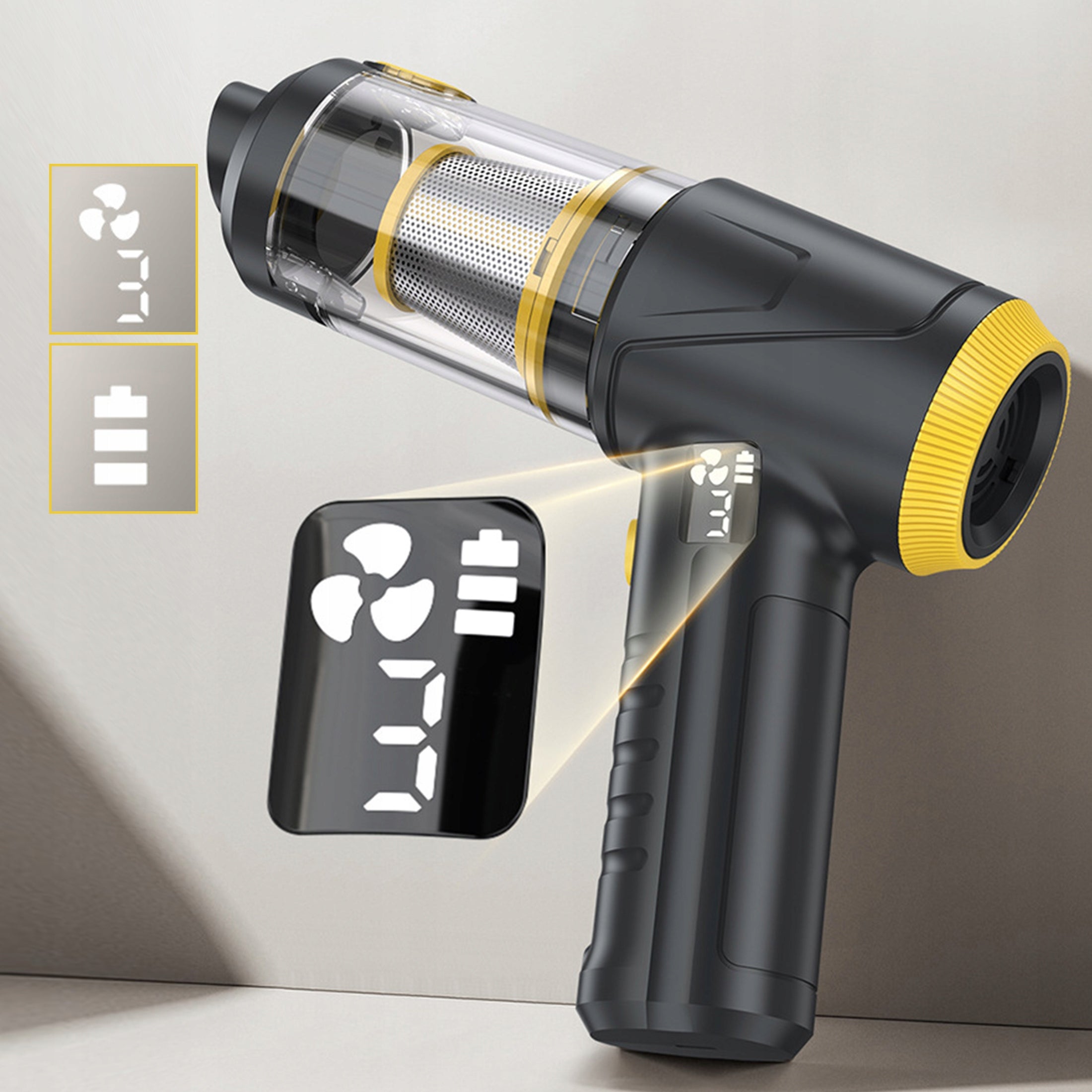 3-Speed 4 in 1 Handheld Cordless Vacuum Cleaner for Car Home Office Packaging status original