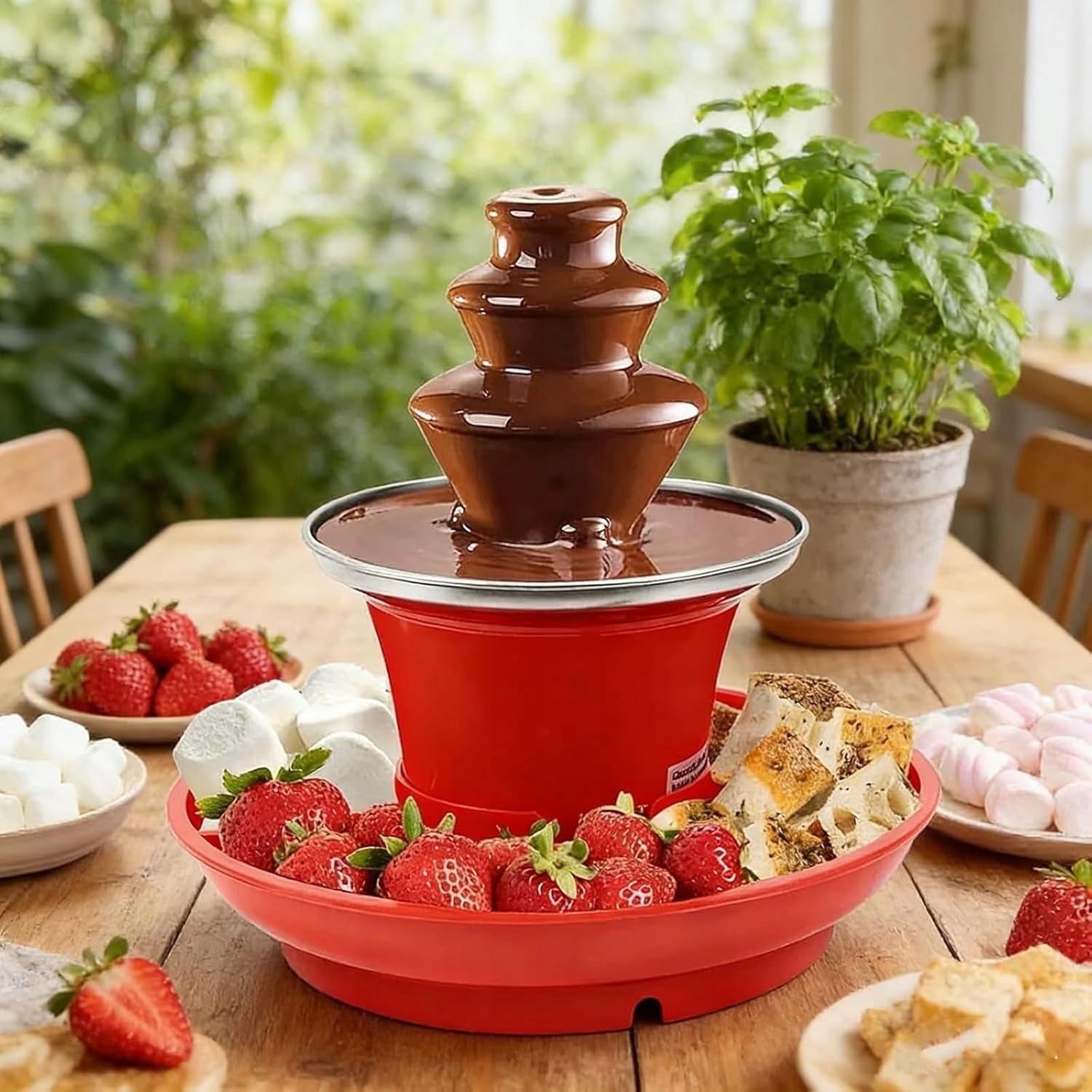 3-TIER CHOCOLATE FOUNTAIN, CHOCOLATE FOUNTAIN FOR PARTIES, 30 IN Brand no brand