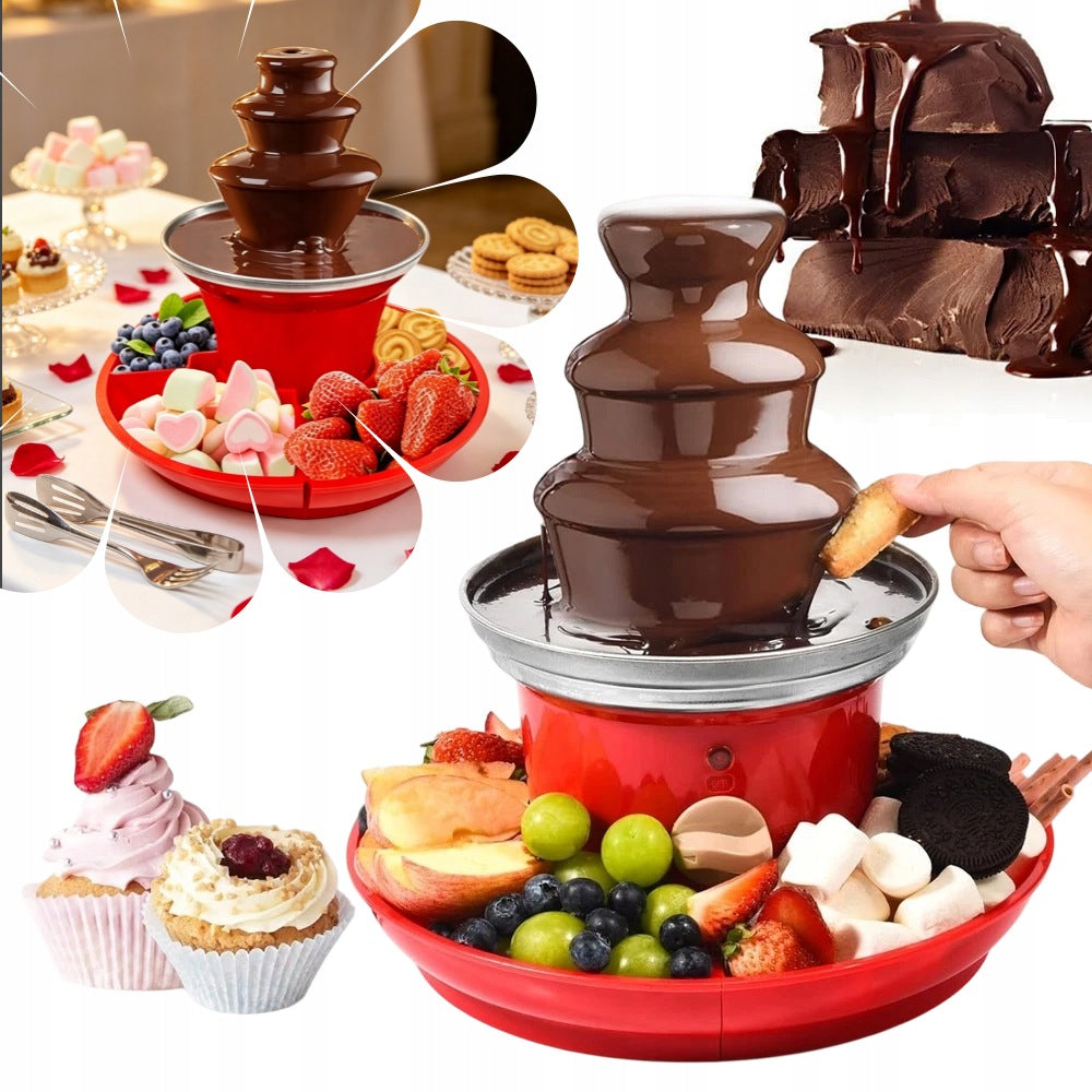 3-TIER CHOCOLATE FOUNTAIN MACHINE, CHOCOLATE FOUNTAIN SET