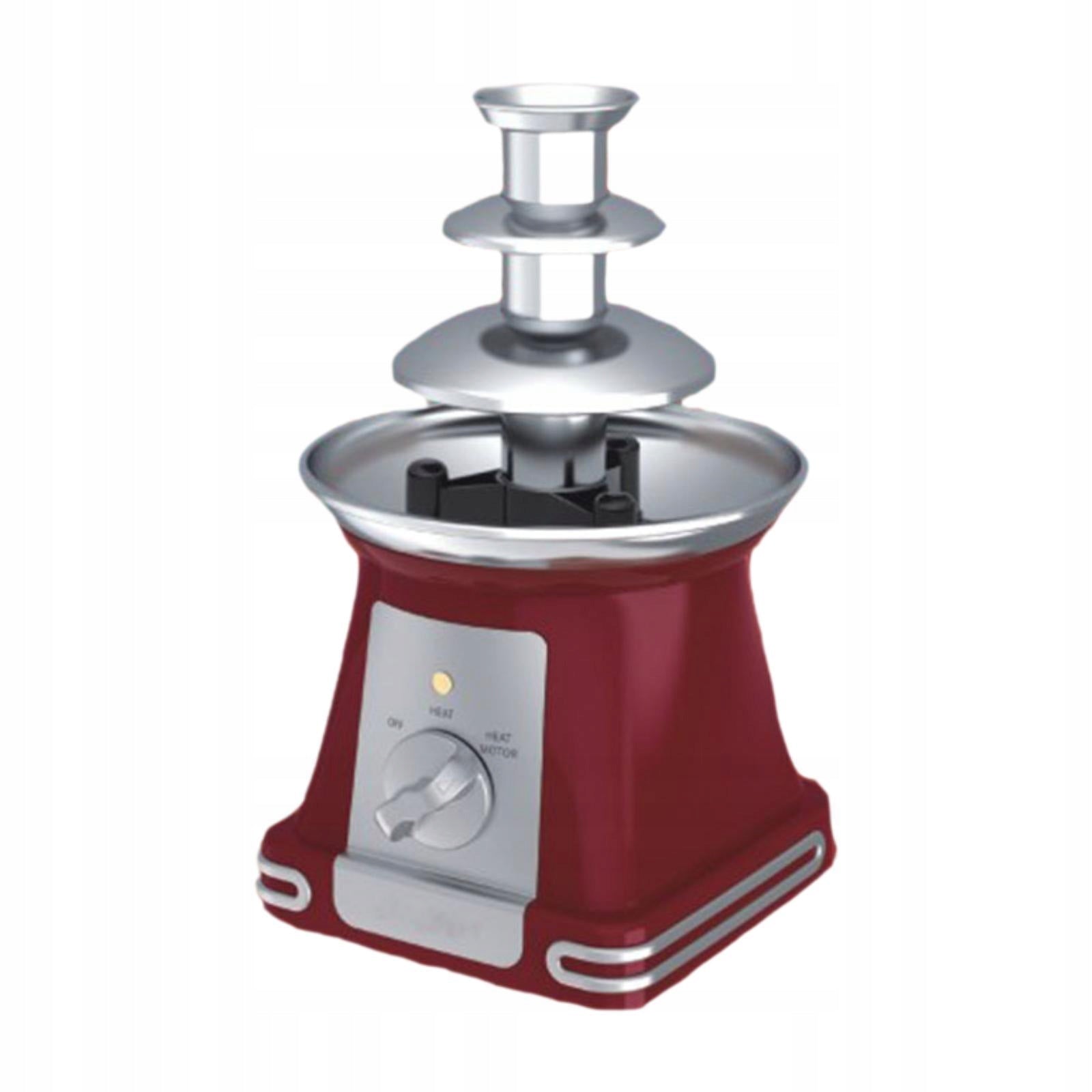 3 Tier Electric Chocolate Fondue Chocolate Fountain Machine 9 inch Tall for