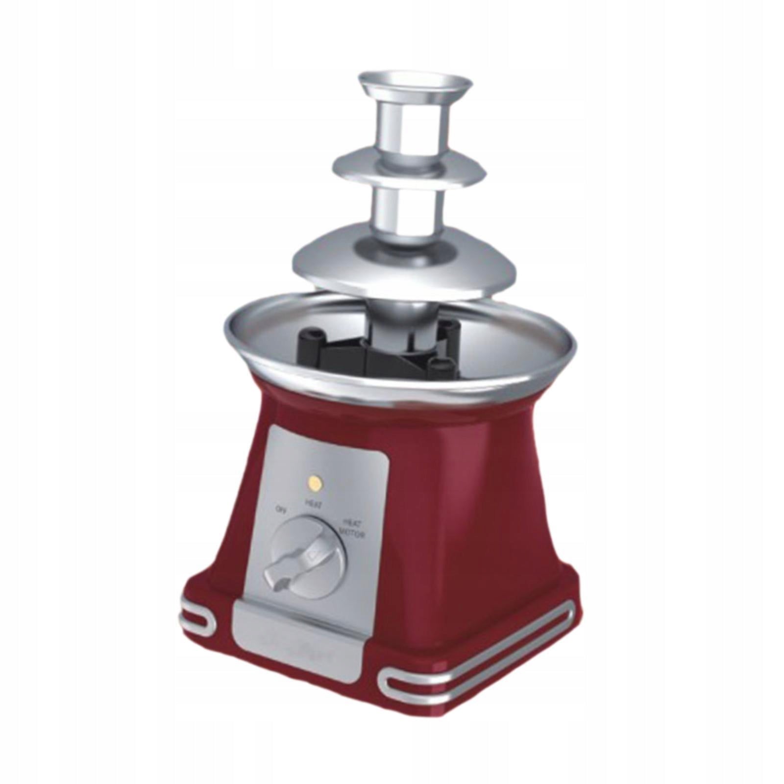 3 Tier Electric Chocolate Fondue for Candy Butter Cheese for Easy Treat Packaging status original