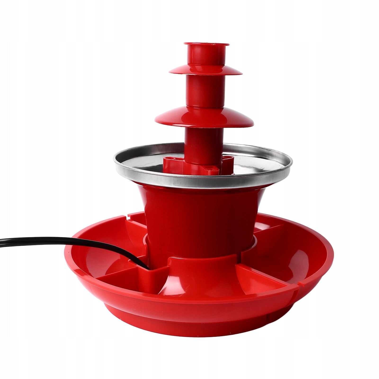 3-Tier Electric Fondue Chocolate Fountain for Dip 1X Events
