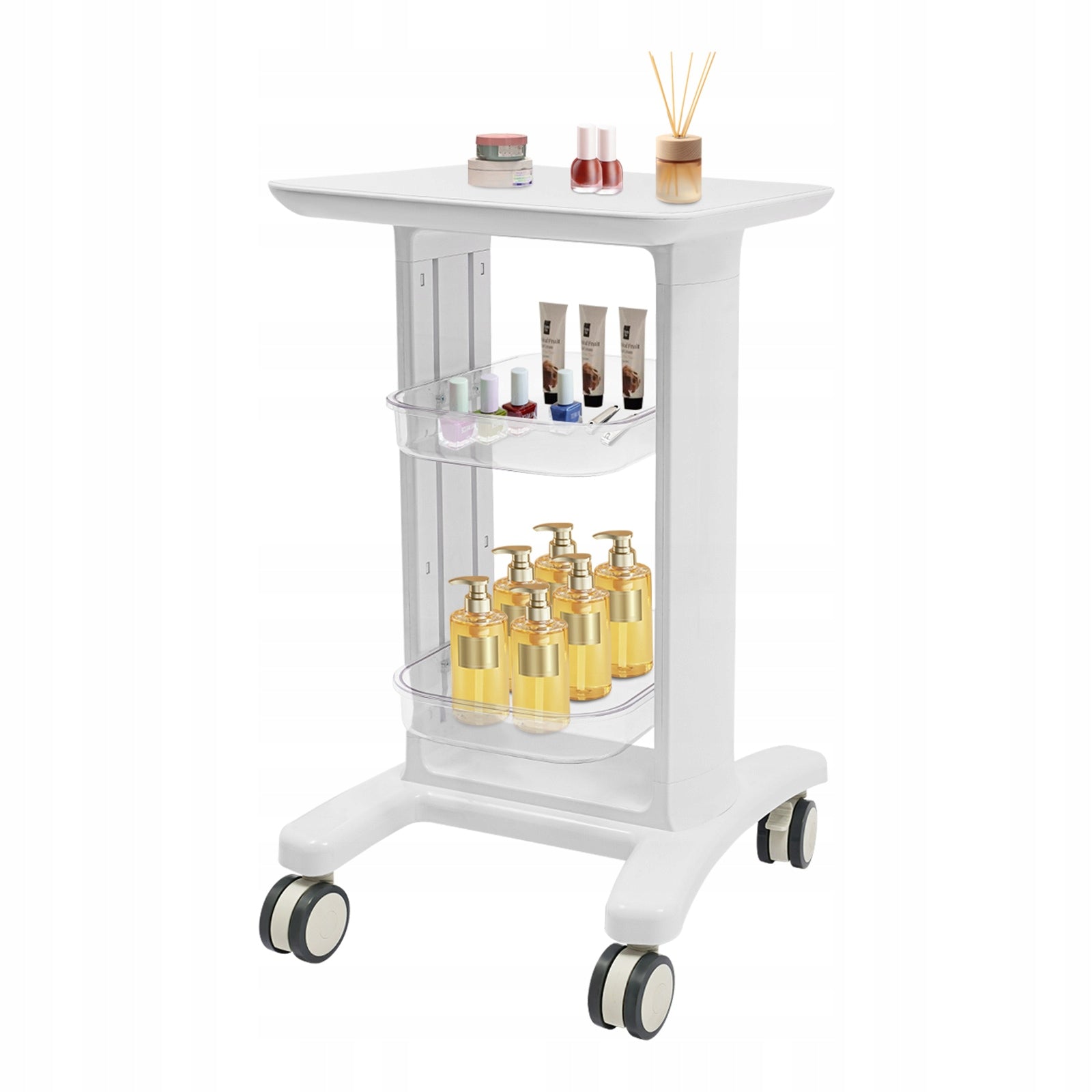 3-Tier Storage Cart Salon Trolley, Practical Cart,Portable Rolling Trolley Manufacturer code 769892867299