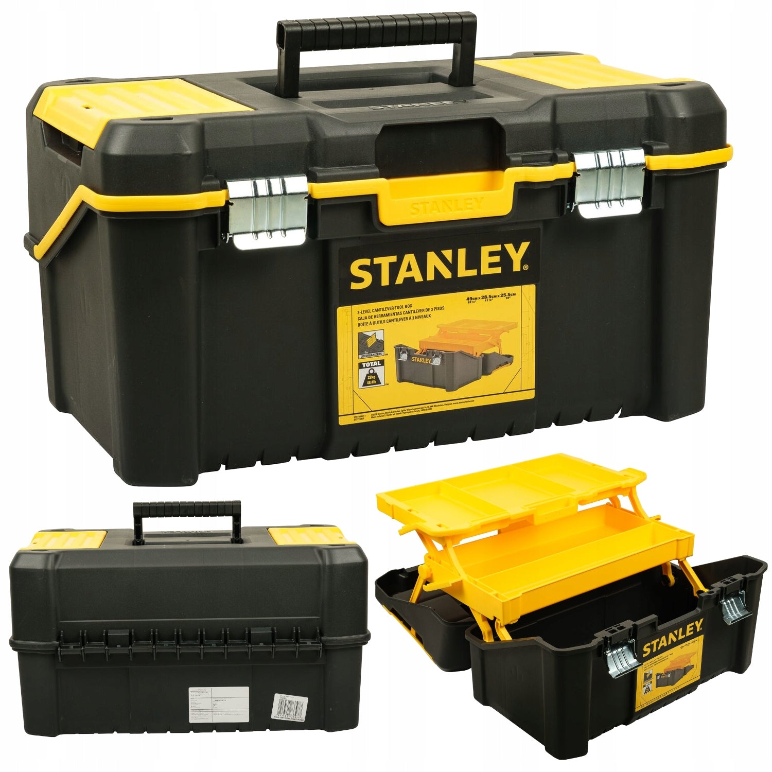 3-Tier Tool Box Stanley 3in1 with Organizer - STST83397-1