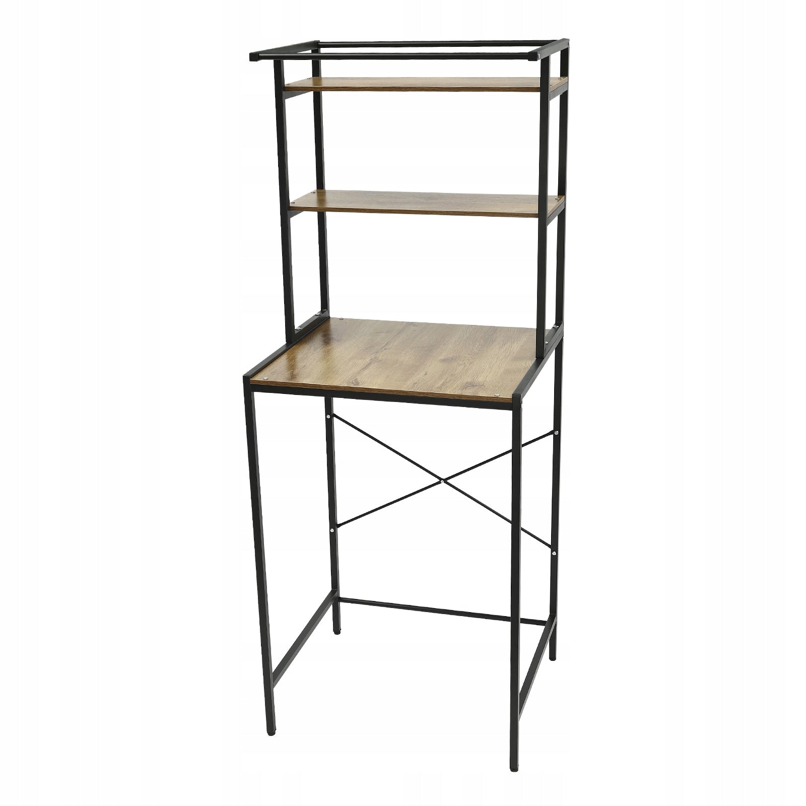 3-Tier Washer And Dryer Storage Shelf Bathroom Space Saver Standing Rack