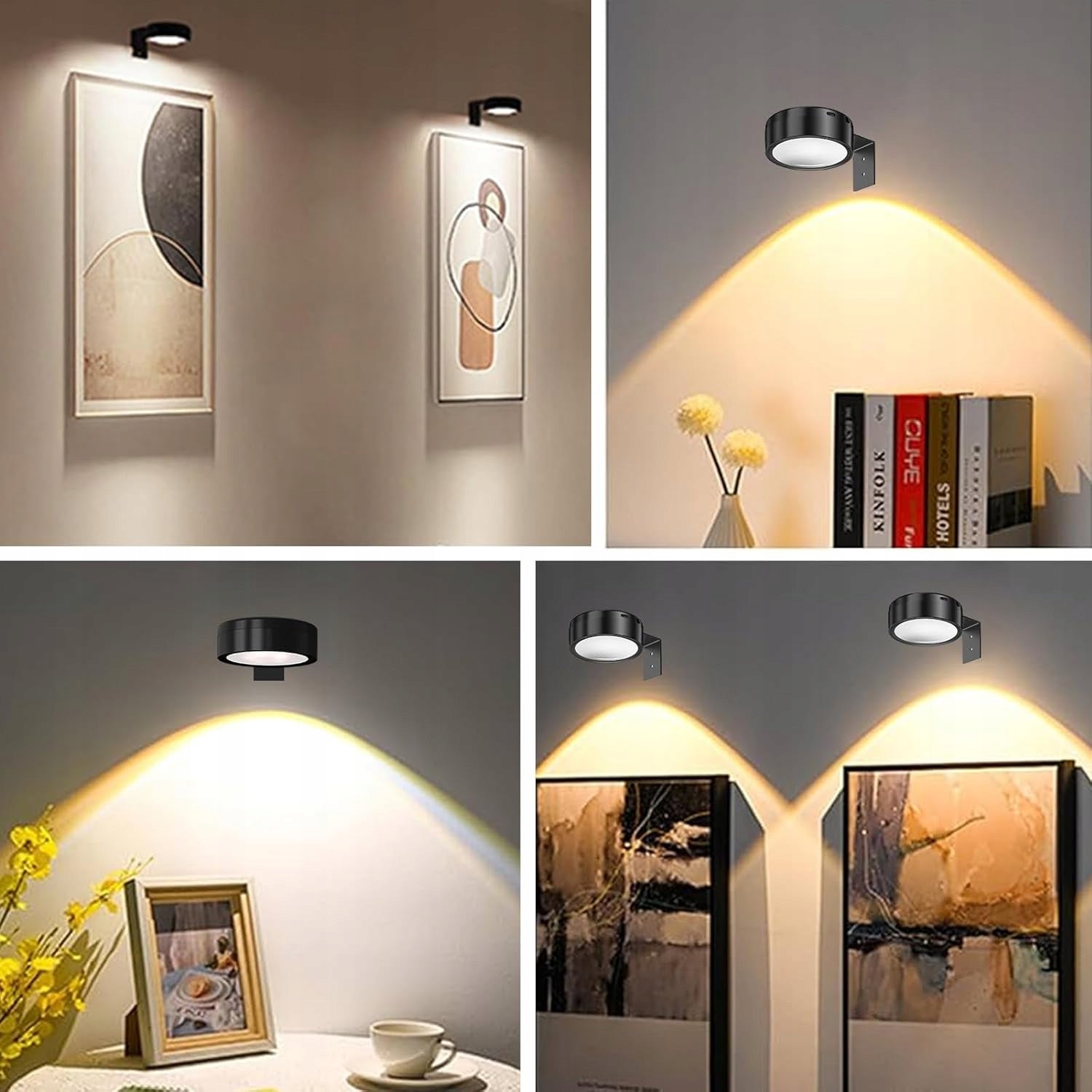 3 X MAGNETIC PAINTING LAMP, ARTISTIC PICTURE LAMP, WALL LAMP Brand no brand
