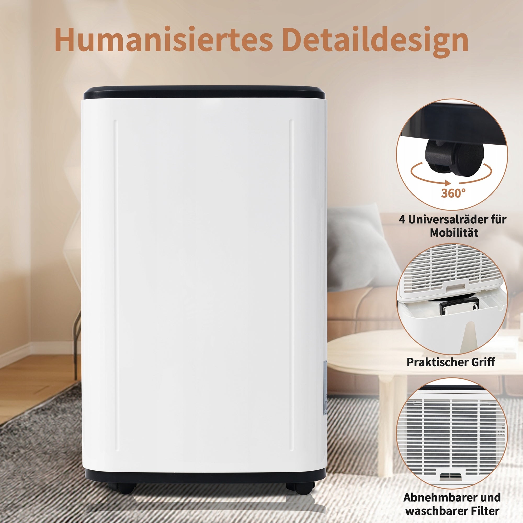 3-in-1 Dehumidifier, Air Purifier, 6-Liter Water Tank Brand no brand