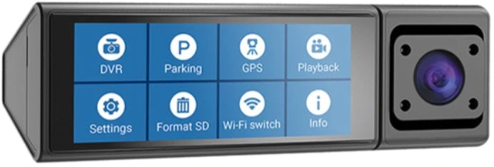 3-in-1 Front and Rear Video Recorder NAVITEL RC3 PRO GPS WiFi Full HD Manufacturer code RC3 PRO