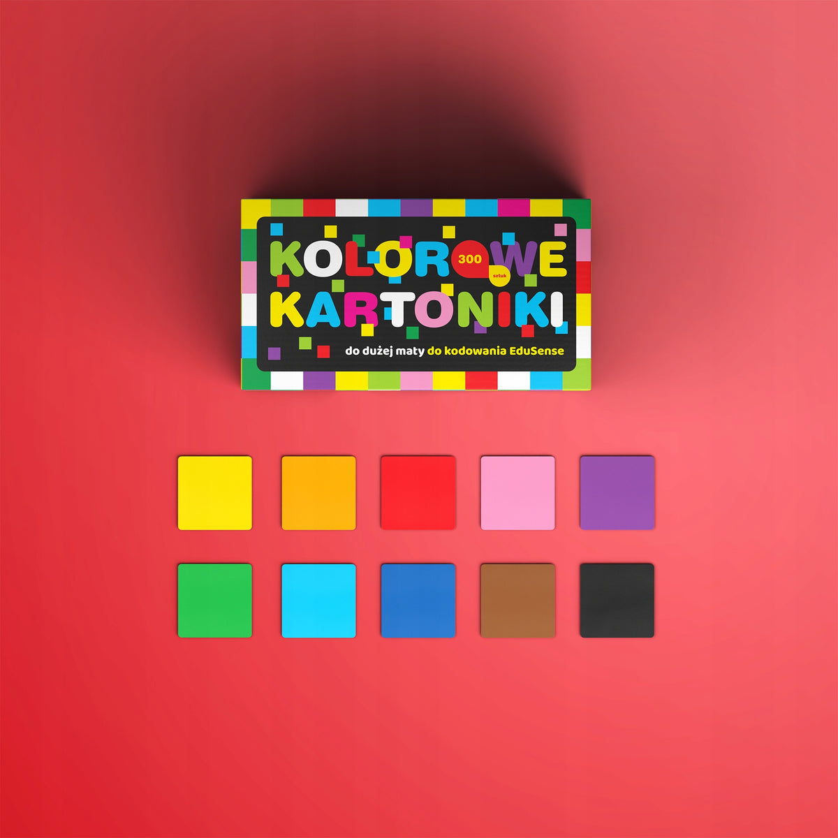 300 Colored Cartons For Large Coding Mat