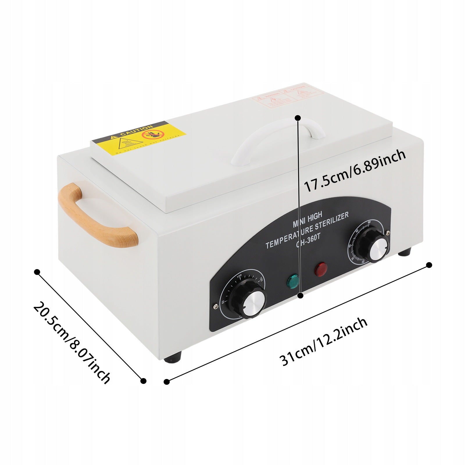 300W METAL TOOL CLEANING BOX HIGH TEMPERATURE NAIL TOOL CLEANING MACHINE