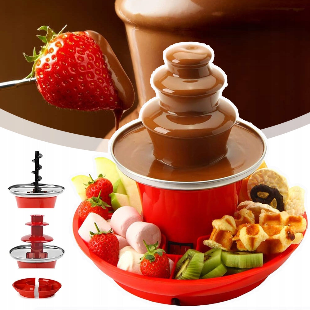 30W CHOCOLATE FOUNTAIN, 3-TIER CHOCOLATE FOUNTAIN MACHINE