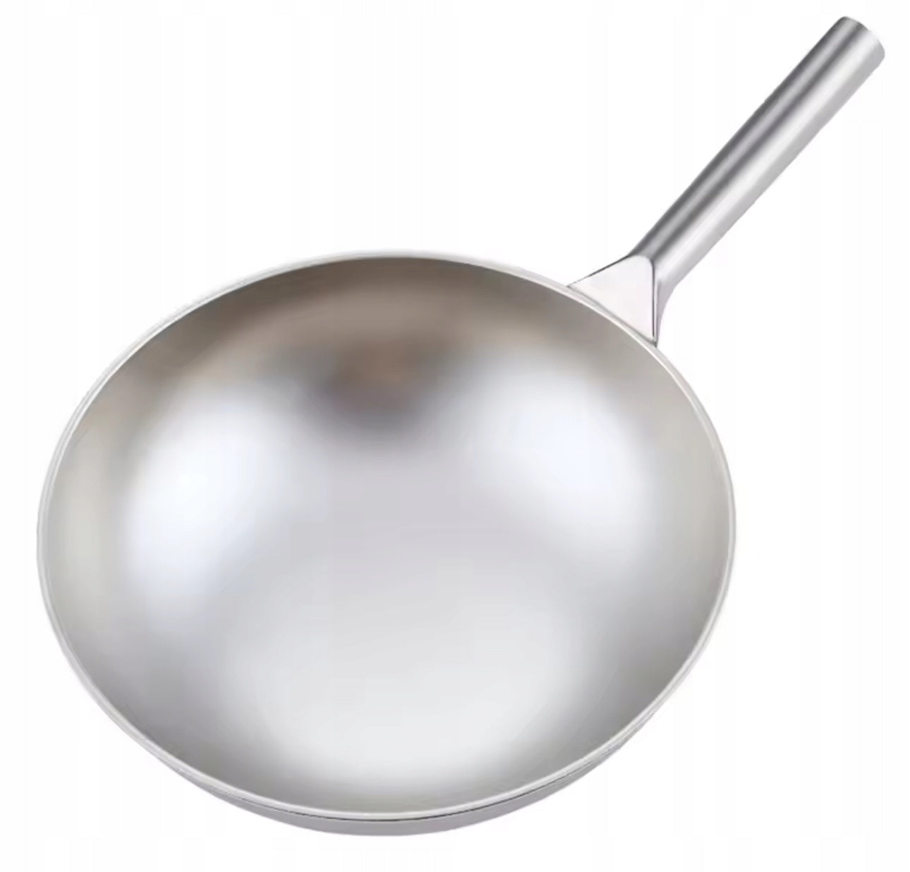 30cm TITANIUM Wok 99% Pure TITANIUM Forged For Gas Does Not Stick and Healthy