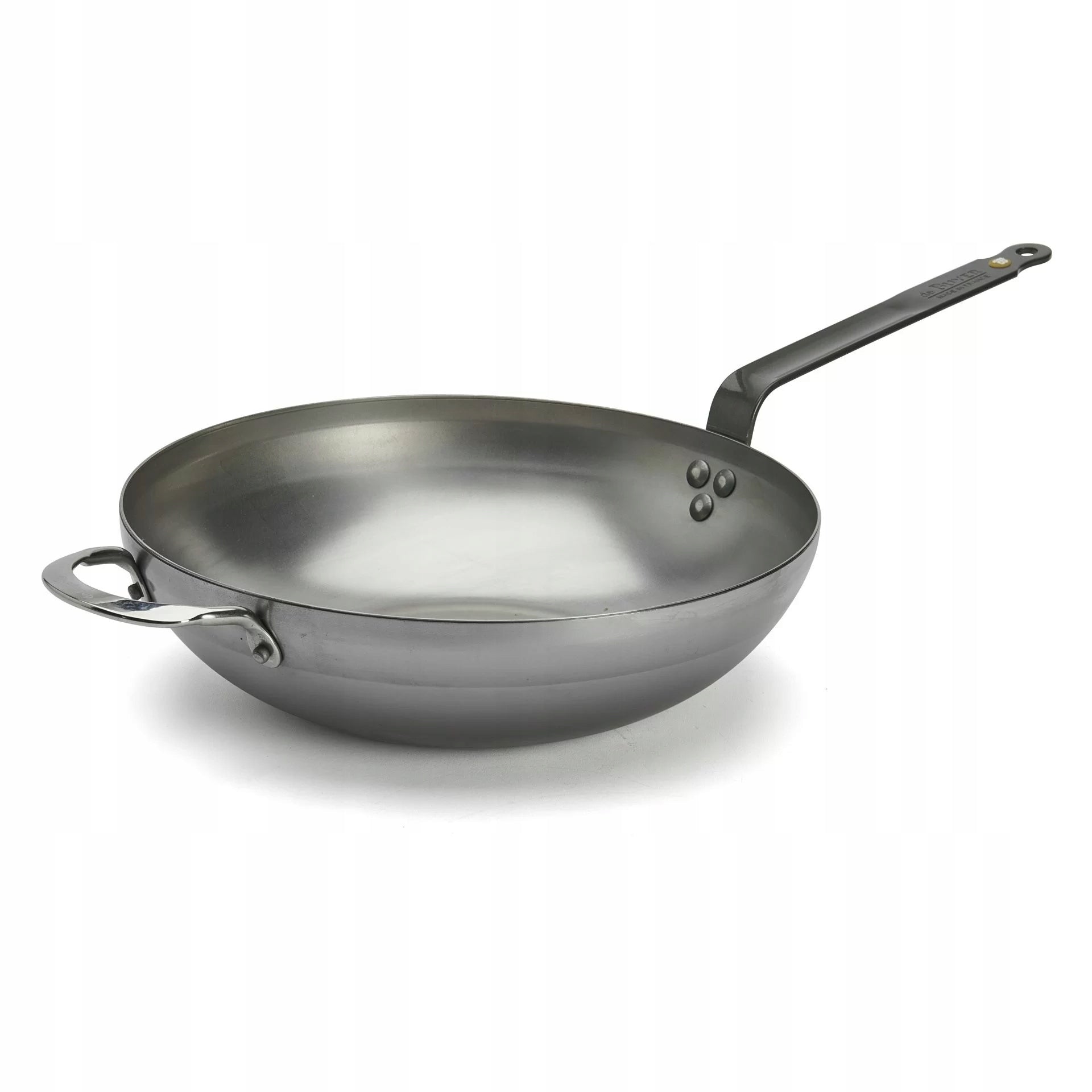 32 cm steel wok for induction of frying without coatings Mineral B de Buyer