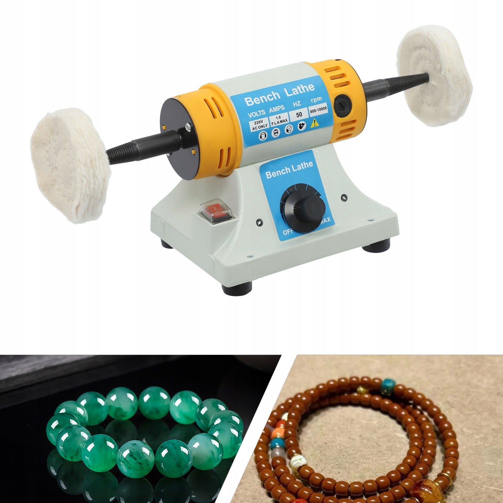 320W Desktop Jewelry Polisher 220V Ideal for DIY Grinding & Polishing Manufacturer code 742058681892
