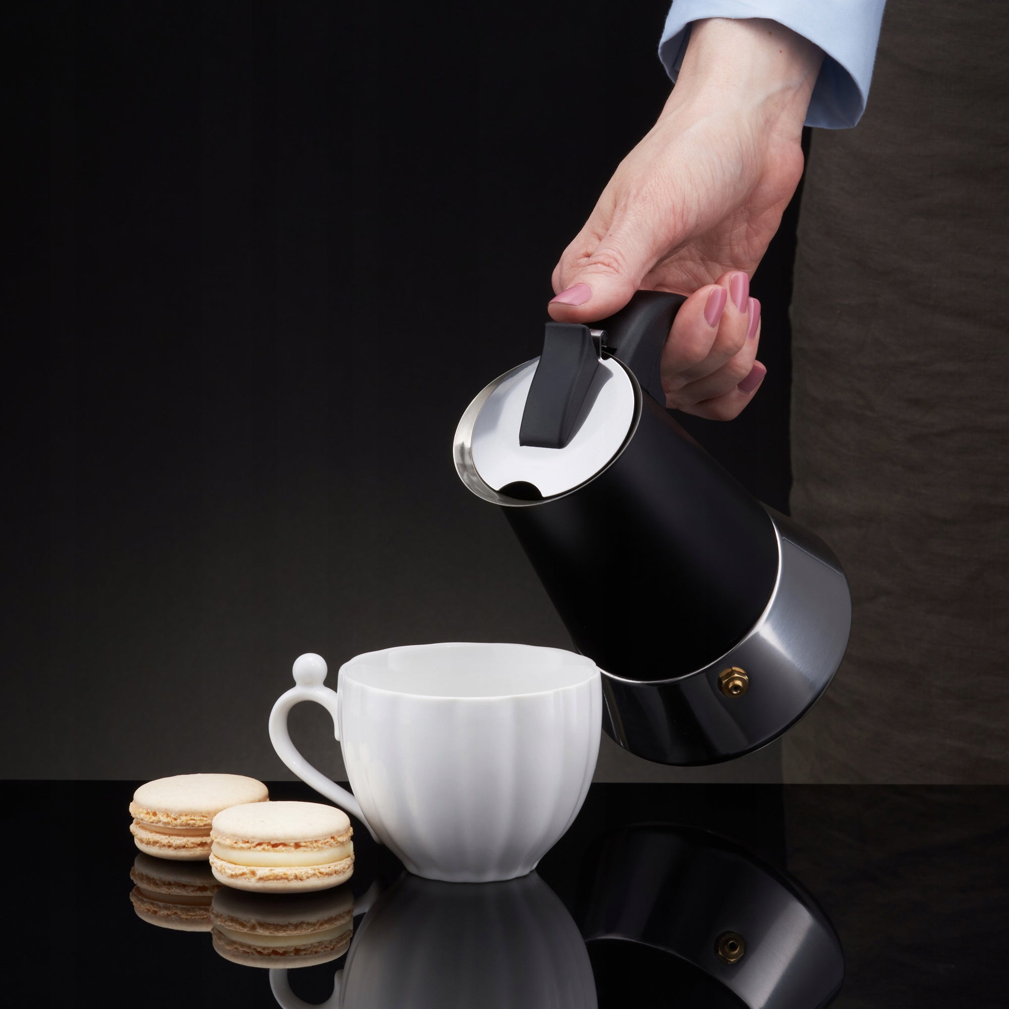 32741 Spark pressure coffee maker 200 ml AMBITION Material steel