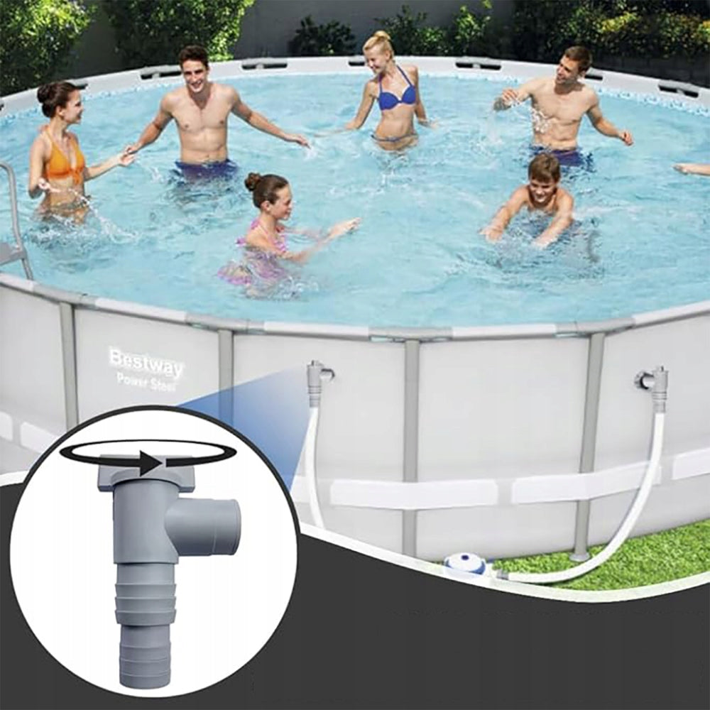 32MM POOL HOSE SHUT-OFF VALVE WEAR RESISTANT WITH DURABLE Brand Bedee