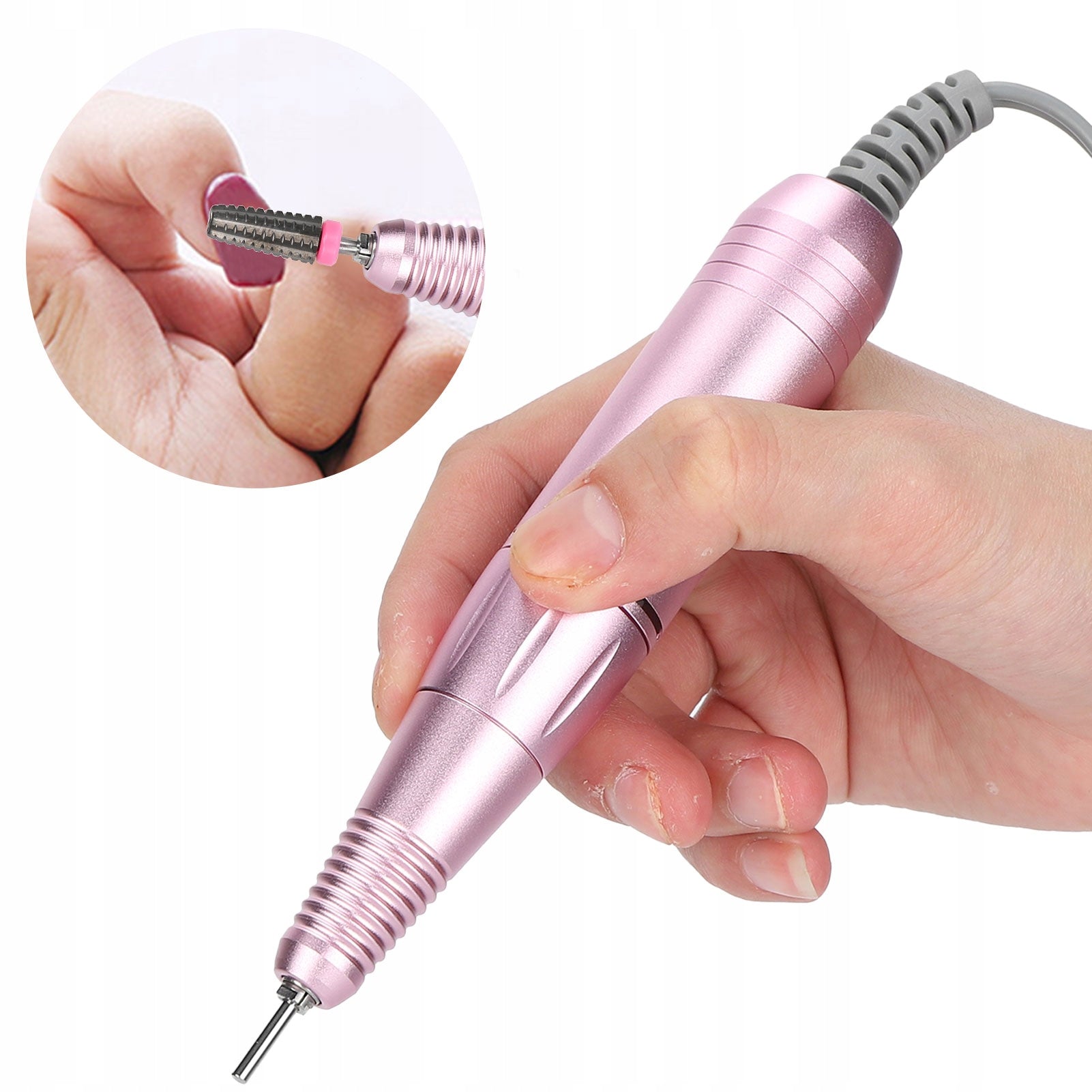 35000RPM ELECTRIC NAIL DRILL HANDS Color transparent