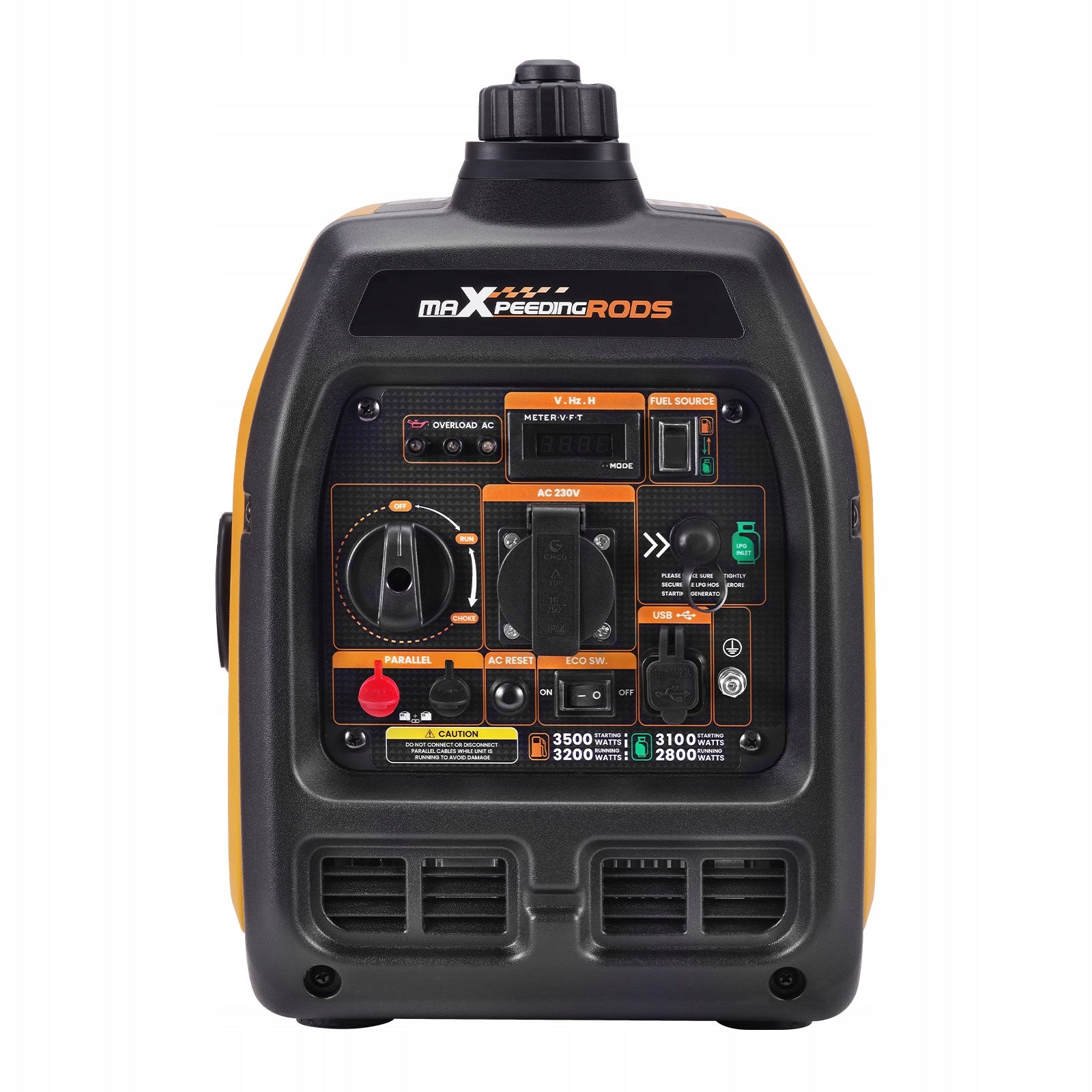 3500W/3200W petrol/LPG inverter generator Silent MXR3800DF Packaging status original
