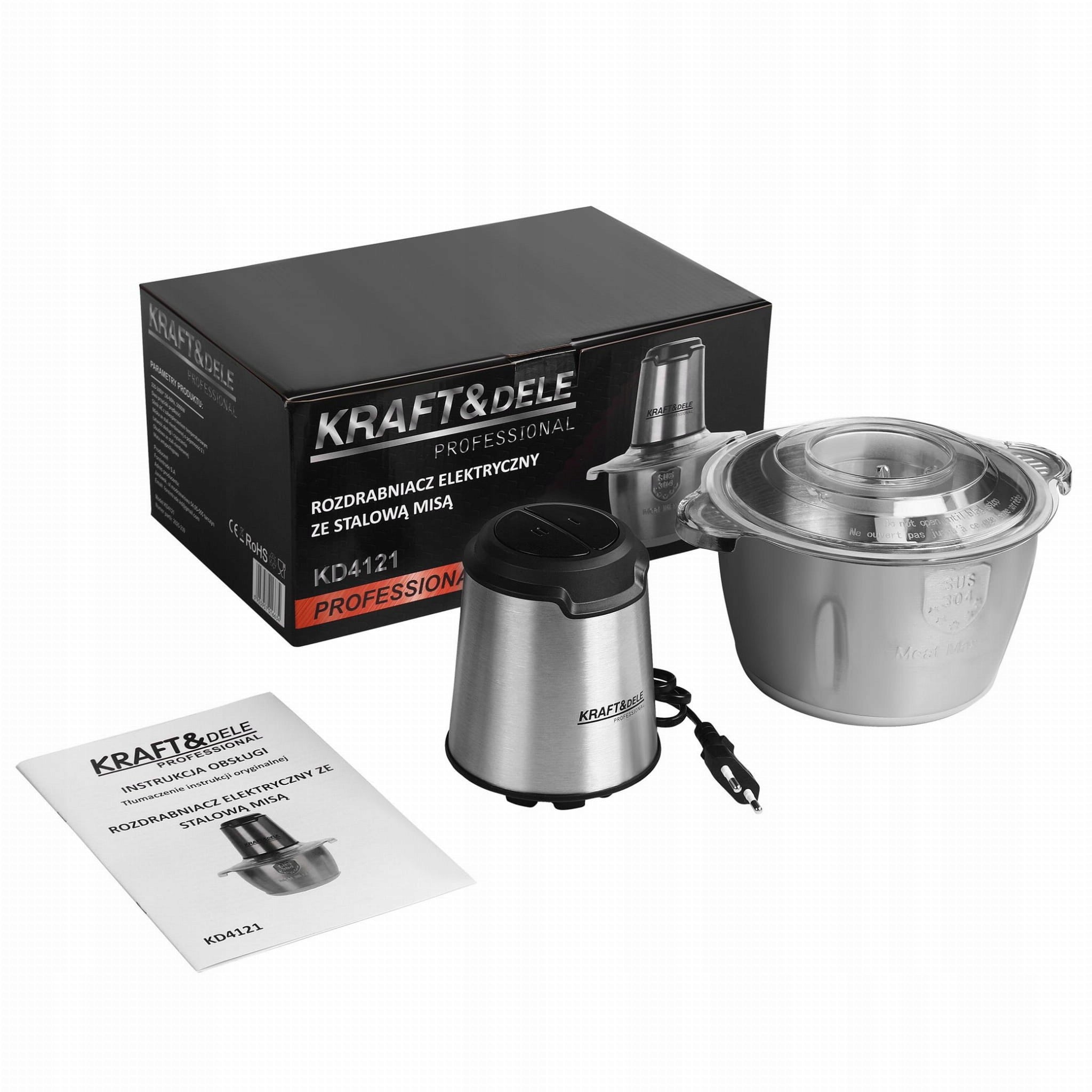 350W ELECTRIC SHREDDER FOR MEAT AND VEGETABLES 2L KRAFTDELE KD4121 Brand no brand