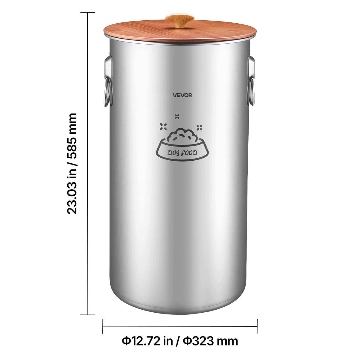 35L Stainless Steel Dog Food Container with Airtight Lid Manufacturer code BXGXMXBXG1PCX