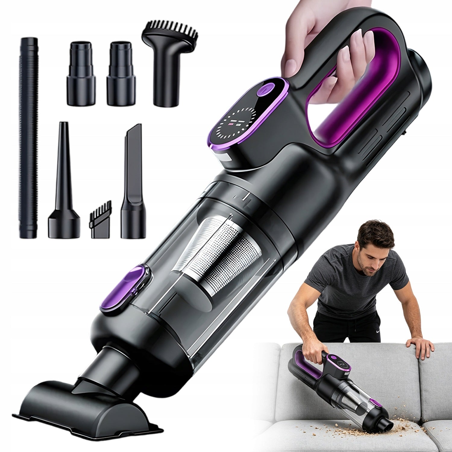 35W/65W CORDLESS VACUUM CLEANER POWERFUL + FILTERS
