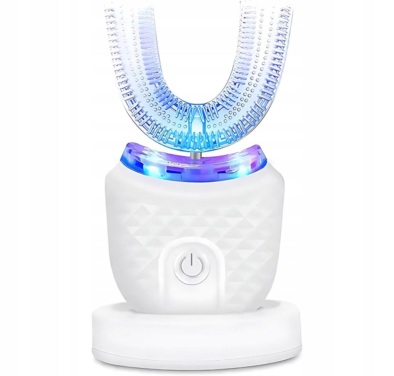 360° ULTRASONIC U-SHAPED ELECTRIC TOOTHBRUSH WHITE