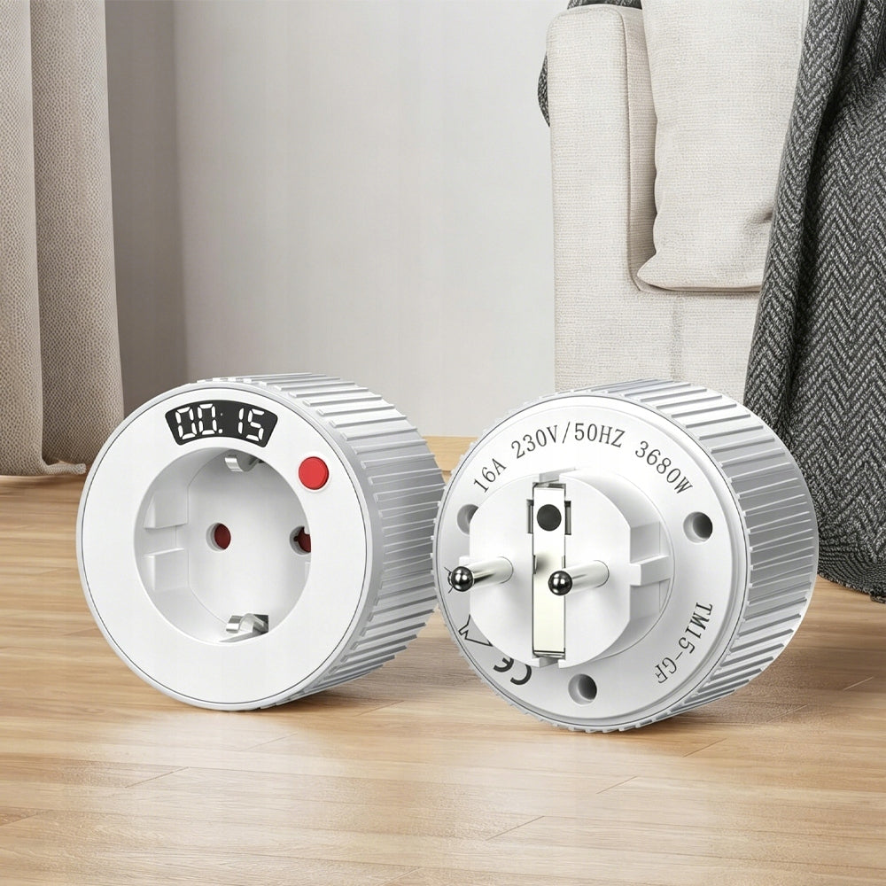 3680W ROTATING SMART OUTLET SMART WATTMETER PROGRAMMER TIMER Product weight with unit packaging 0.2 kg